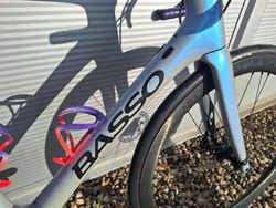 Silniční kolo Basso Diamante na Campagnolo Super Record EPS 12 speed a kolech Bora WTO 45 mm