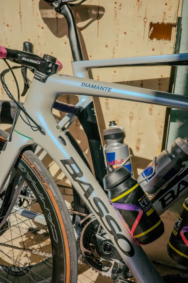 Silniční kolo Basso Diamante na Campagnolo Super Record EPS 12 speed a kolech Bora WTO 45 mm