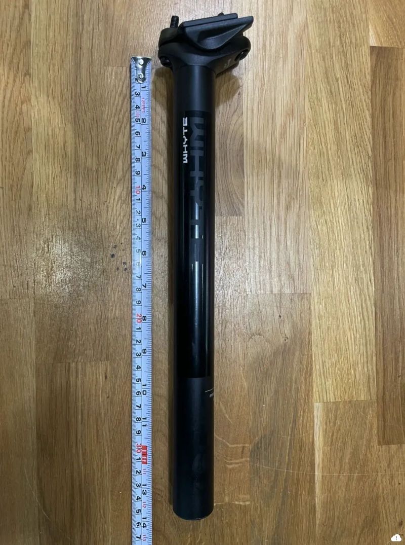 Sedlovky Whyte nové, hliník, průměr 30.9mm, délka 350mm (cena za 1ks)