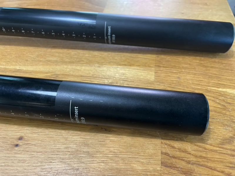 Sedlovky Whyte nové, hliník, průměr 30.9mm, délka 350mm (cena za 1ks)