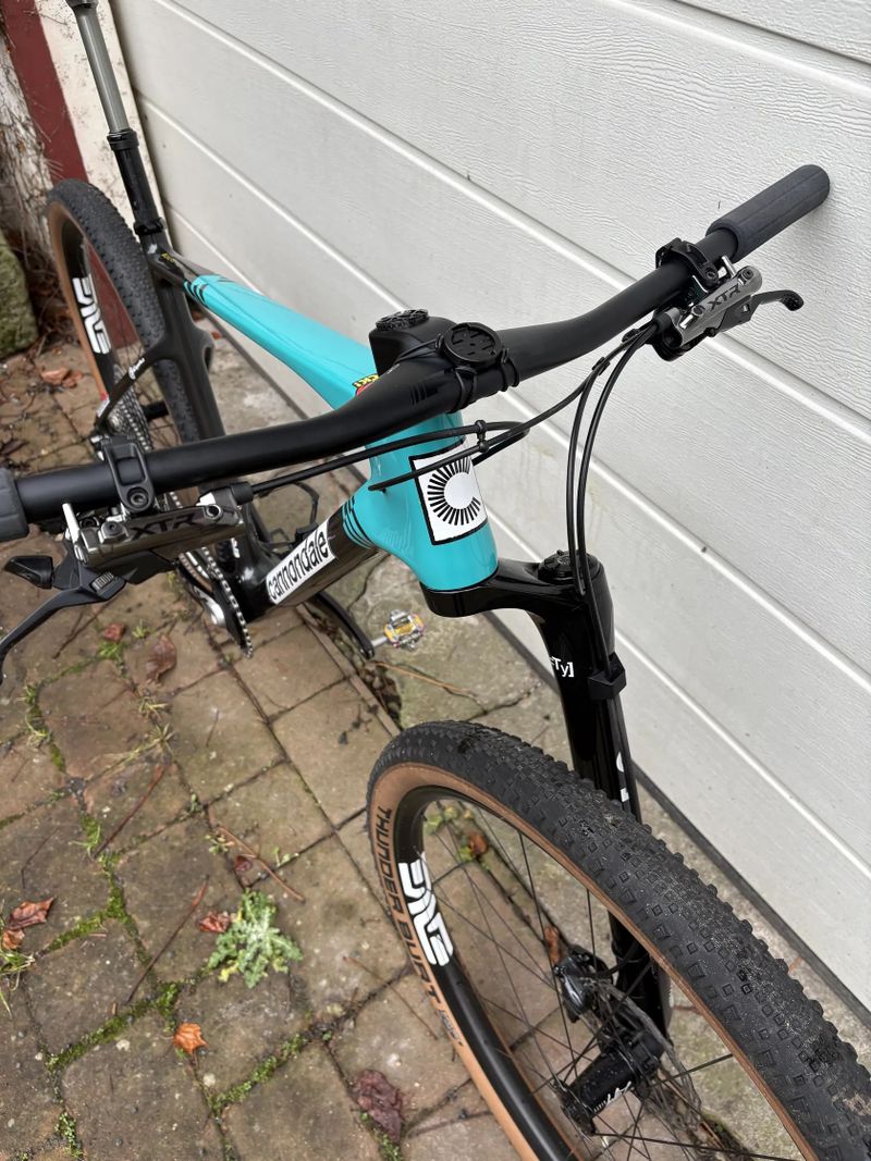 Cannondale Scalpel HT carbon 3 custom + XTR Di2 + Lefty Ocho Carbon