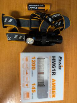 Čelovka Fénix HM61R Amber