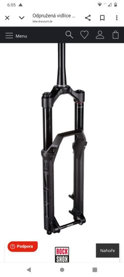 Rock Shox 29" Vidlice RockShox ZEB Select Charger RC - ovládání z korunky 29" Boost