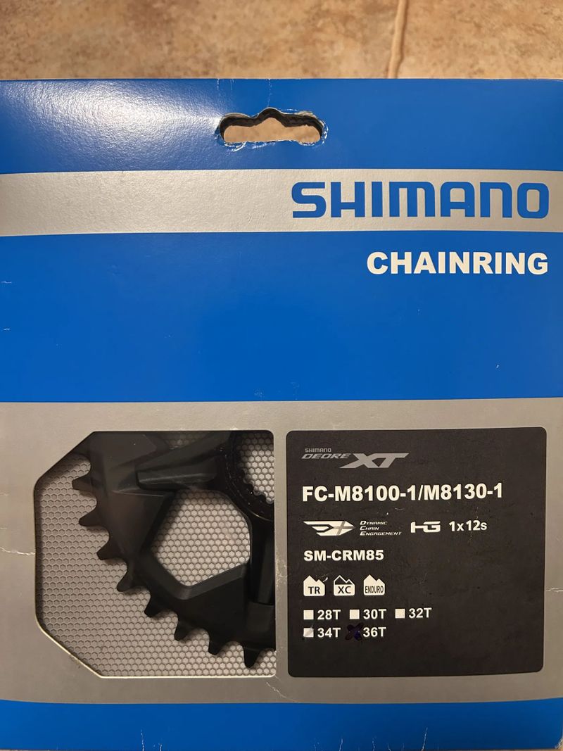 Nový sundaný převodník XT 12s 36z