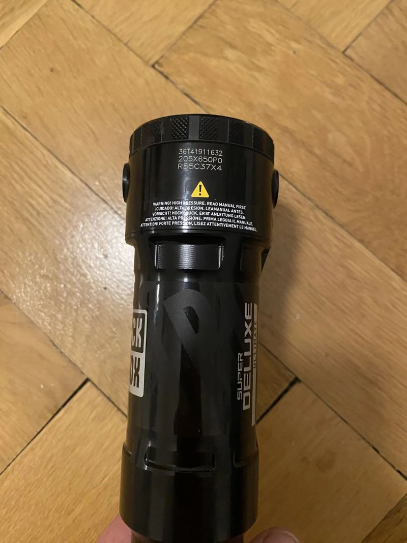 Vzduchový tlumič RockShox Super Deluxe Ultimate 205x65 trunion, nový