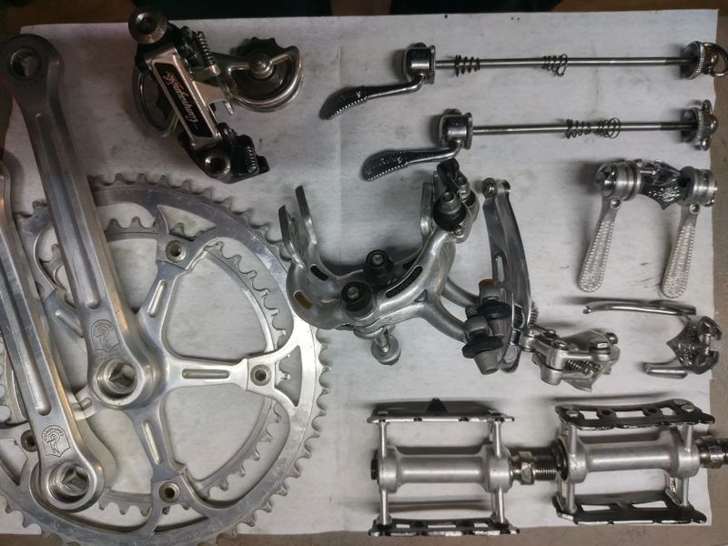  Sada Campagnolo+brzdy Weimann+rámová sada Favorit