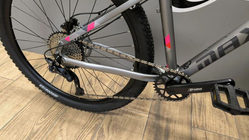 Maxbike Tien Lady 27,5 2025 šedý mat+růžová