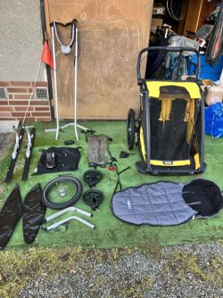 Thule chariot sport 2 včetně doplňků