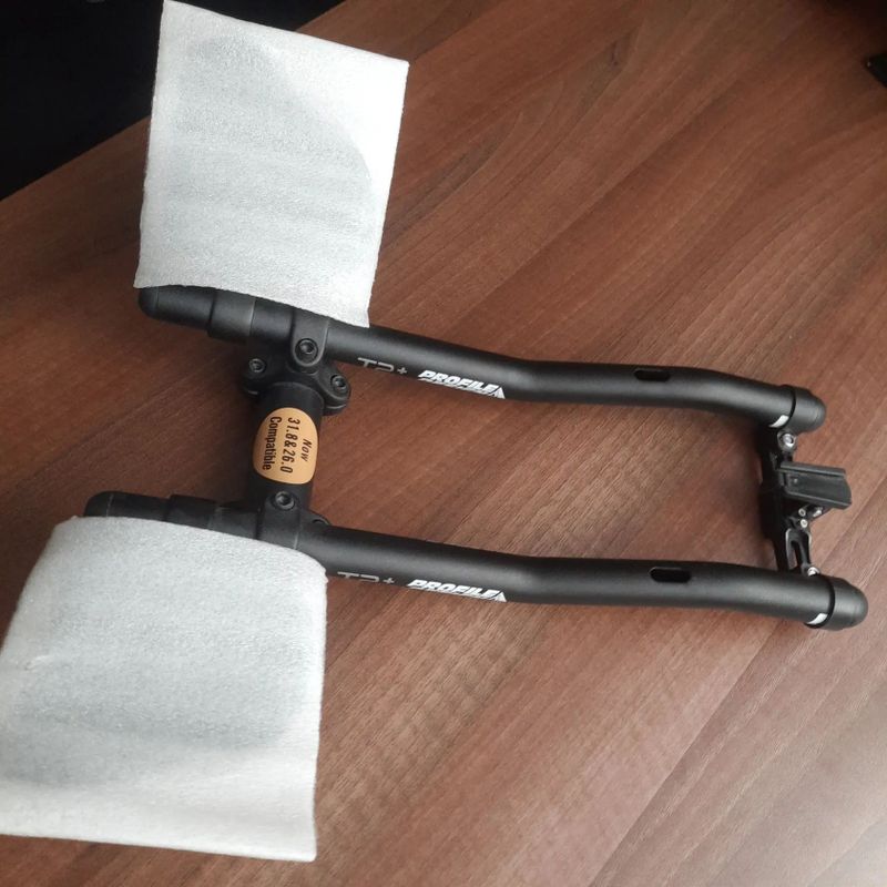 Časovkářská hrazda/nástavce Profile Design T2+ Al