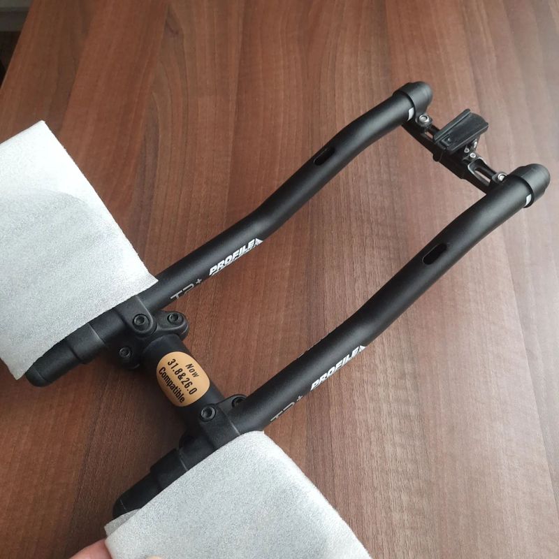 Časovkářská hrazda/nástavce Profile Design T2+ Al