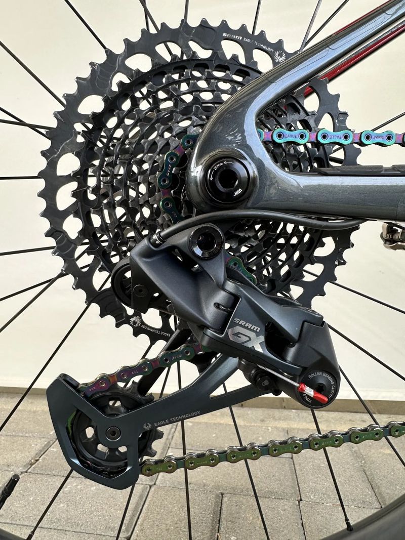 Trek Supercaliber 9.7 Lithium Grey/Crimson M/L 2023 - X01,GX,XT