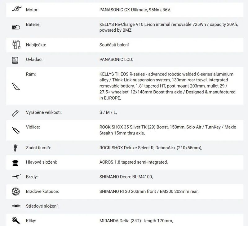 Kellys Theos R30 Magic Green 725Wh 2025