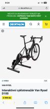 Interaktivni cyklotrenazér Van Rysel D100