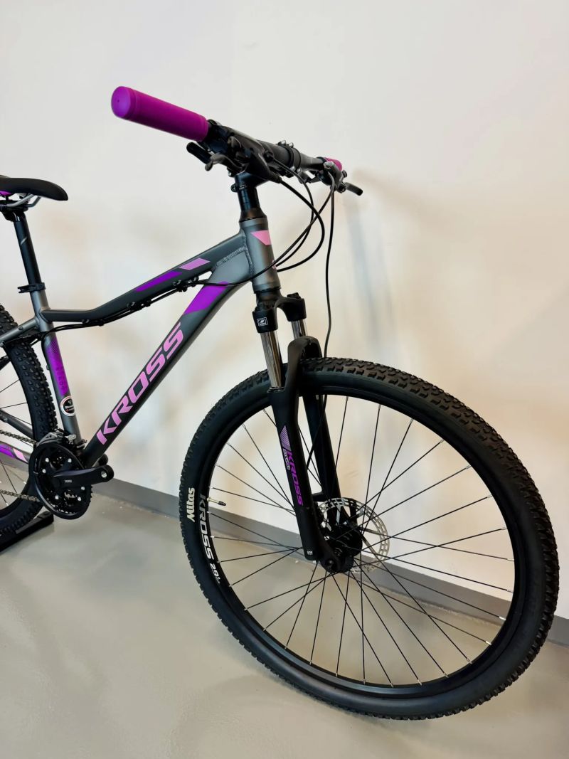 Kross Lea 5.0 29 Růžová/šedá - S