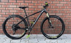 CUBE GTC SL CARBON, kola 27.5“, vel.16“, komplet XT, FOX, PEVNÉ OSY, 10Kg.