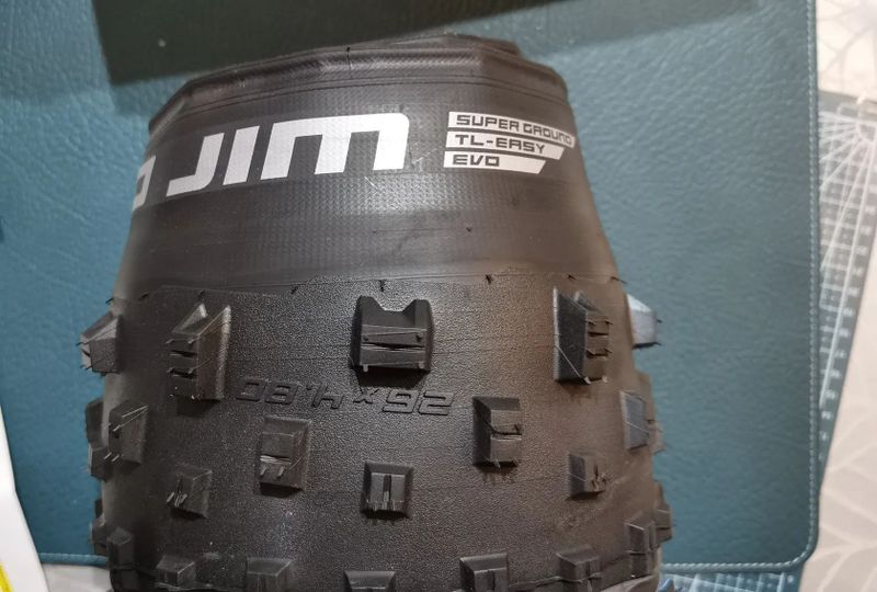 Schwalbe Jumbo Jim Evolution | Addix Speedgrip | Super Ground | TLEasy - E-25 - 26x4.80 fat fatbike