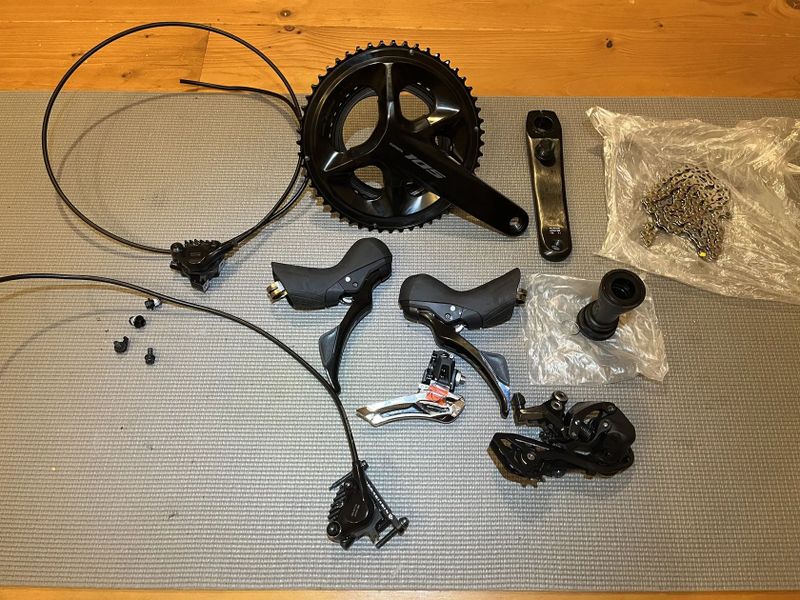 Shimano 105 R7100 sada 12rychlostní