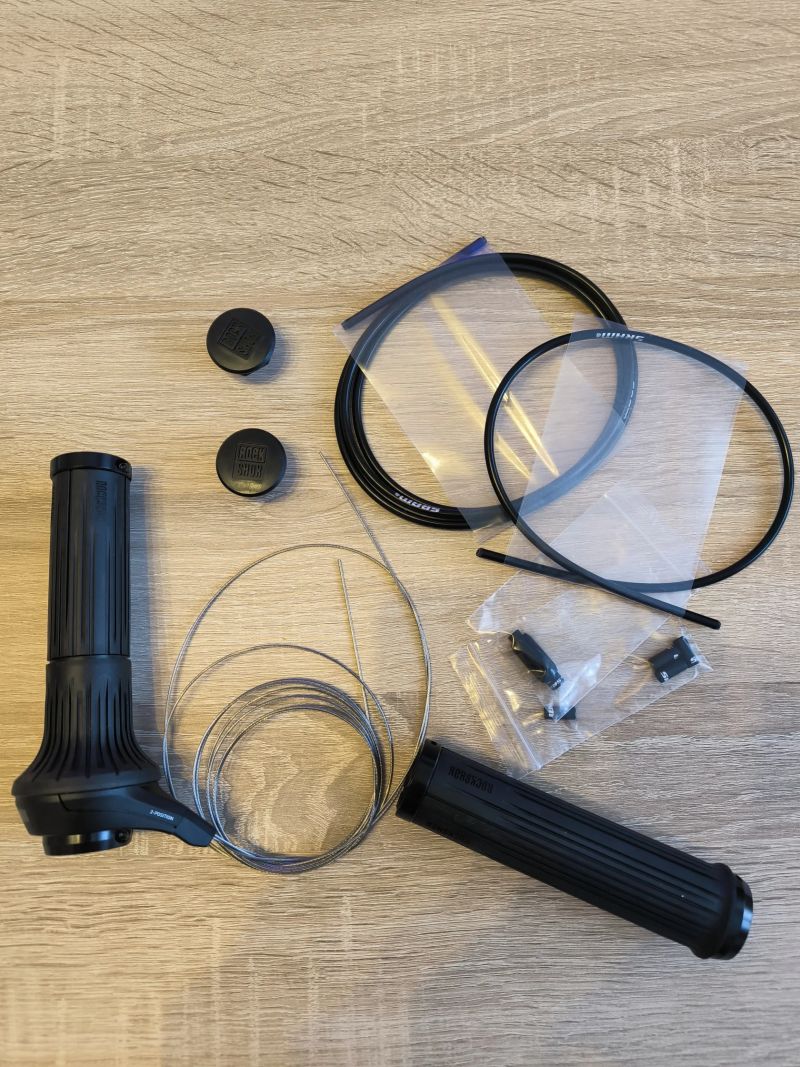 Otočné ovládání RockShox TwistLoc 2 Position Full Sprint (vidlice a tlumič), levé