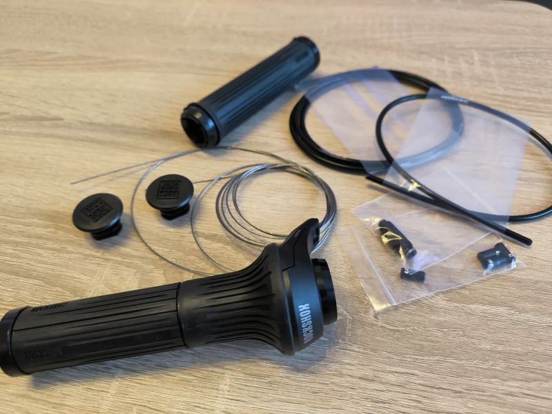 Otočné ovládání RockShox TwistLoc 2 Position Full Sprint (vidlice a tlumič), levé