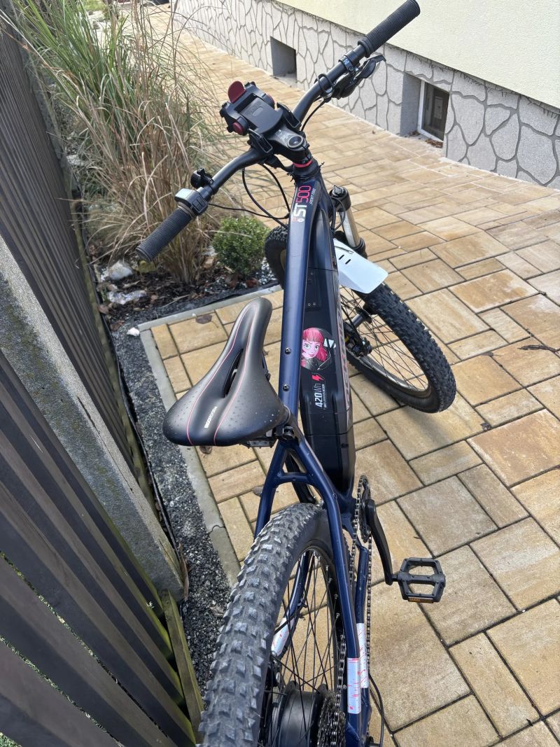 Elektrokolo Rockrider E-ST 500 – STAV NOVÉHO KOLA, najeto 128 km