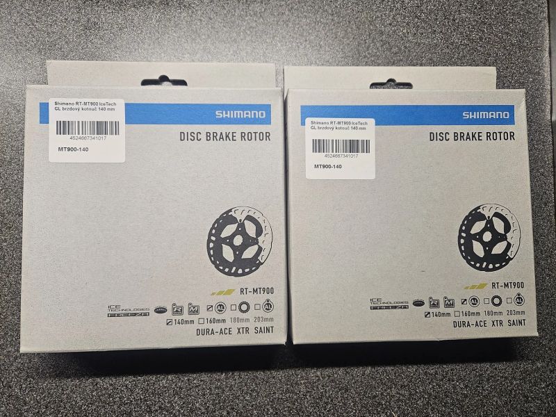 Nové kotouče Shimano XTR, Dura Ace RT-MT900, Center Lock