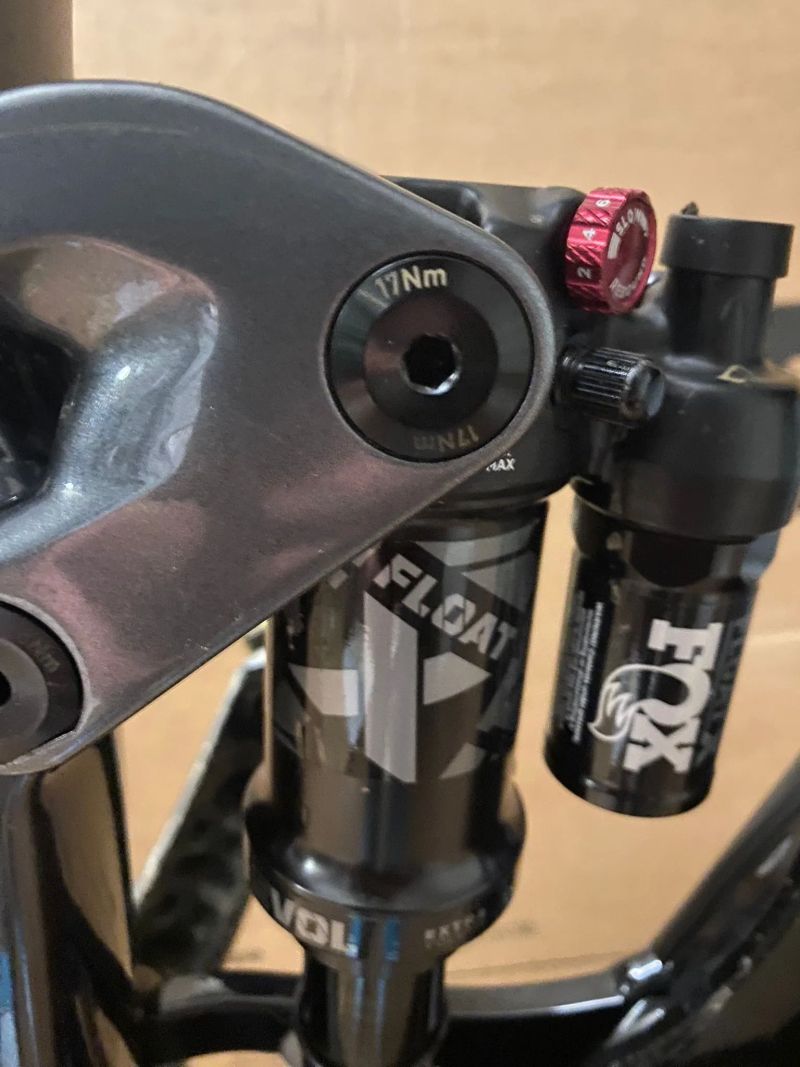 Fox float X performance 185x55 trunnion