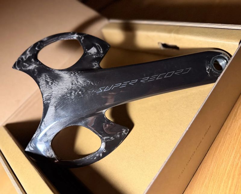 Kliky Campagnolo SUPER RECORD 13s, 175mm, bez převodníků
