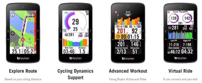 Bryton Rider S800 E-špičkový GPS cyklopočítač