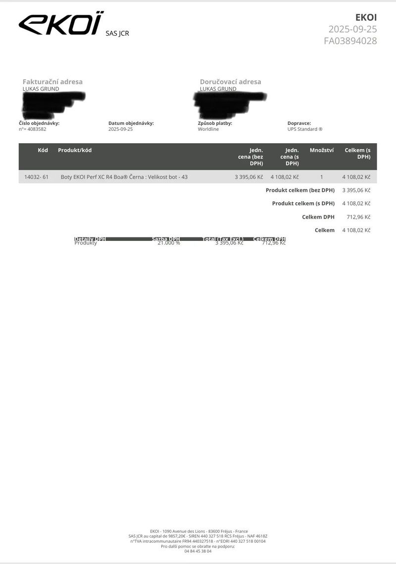 Gravel/MTB tretry EKOI Perf XC R4 (vel. 43)