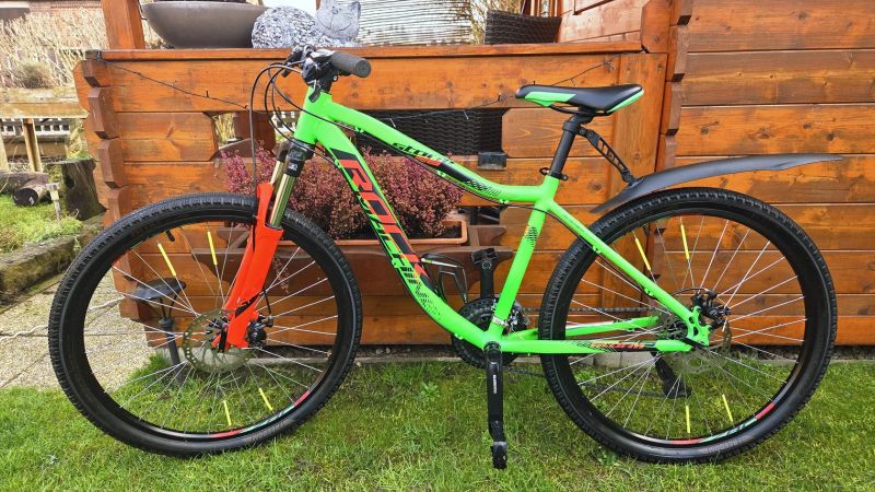 Dětské kolo 26" Rock Machine Storm vel. S postava 150-168cm minimálně použité.