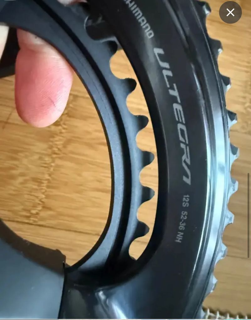 Kliky Shimano Ultegra FC-R8100, délka kliky 170 mm,52-36.Nové 