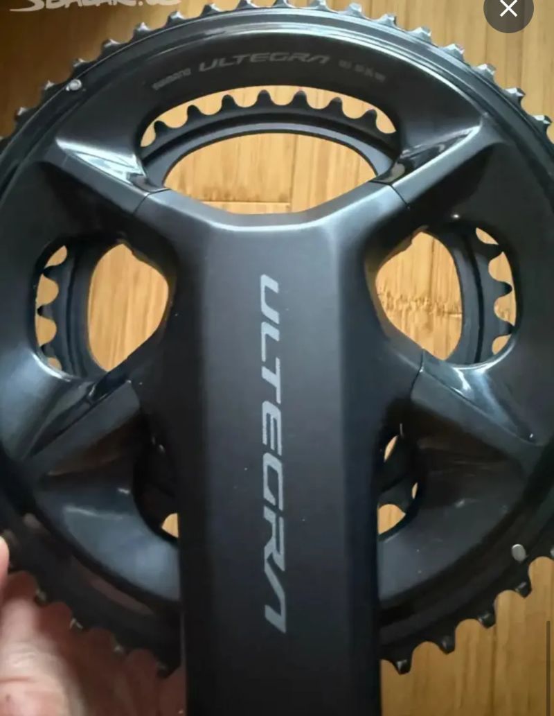 Kliky Shimano Ultegra FC-R8100, délka kliky 170 mm,52-36.Nové 