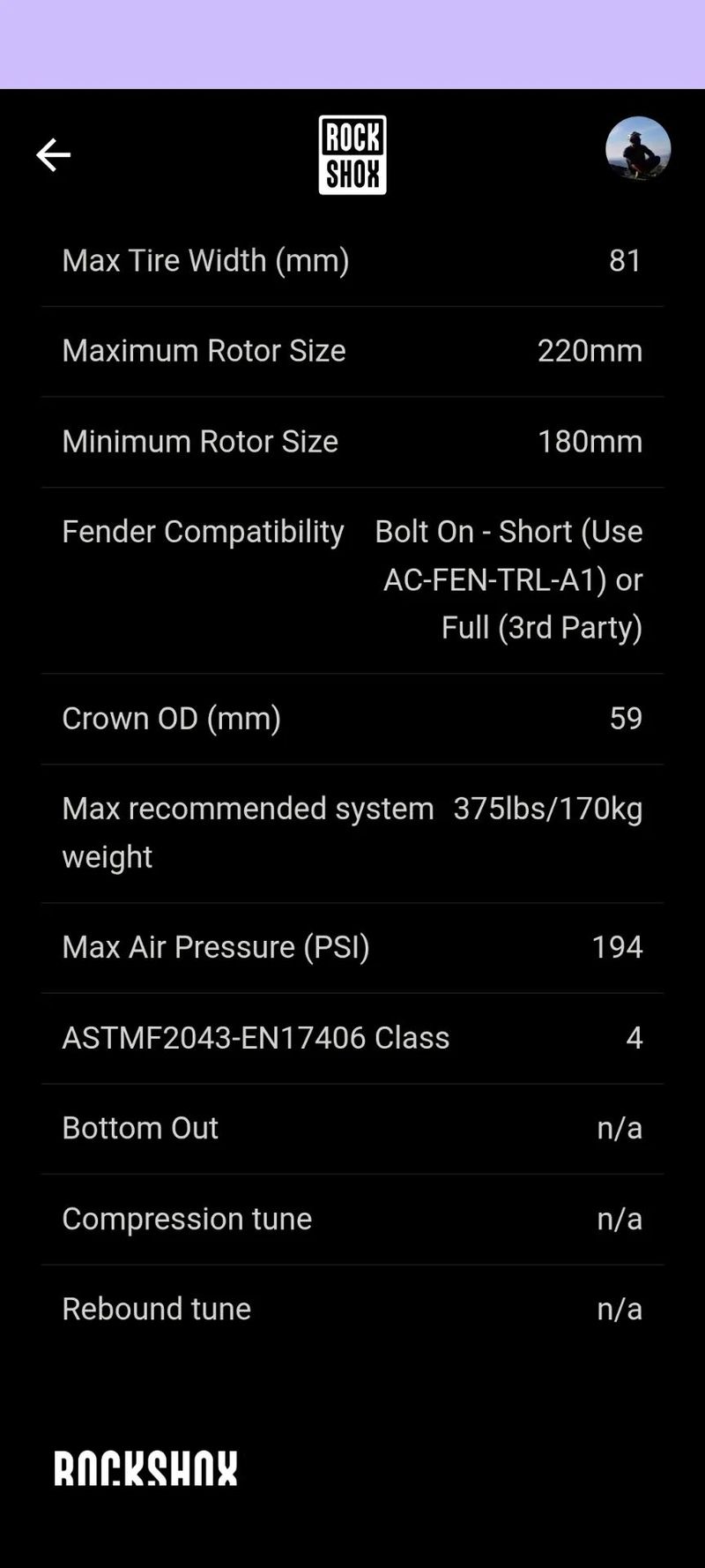 Rock Shox Psylo Gold 140mm 29"