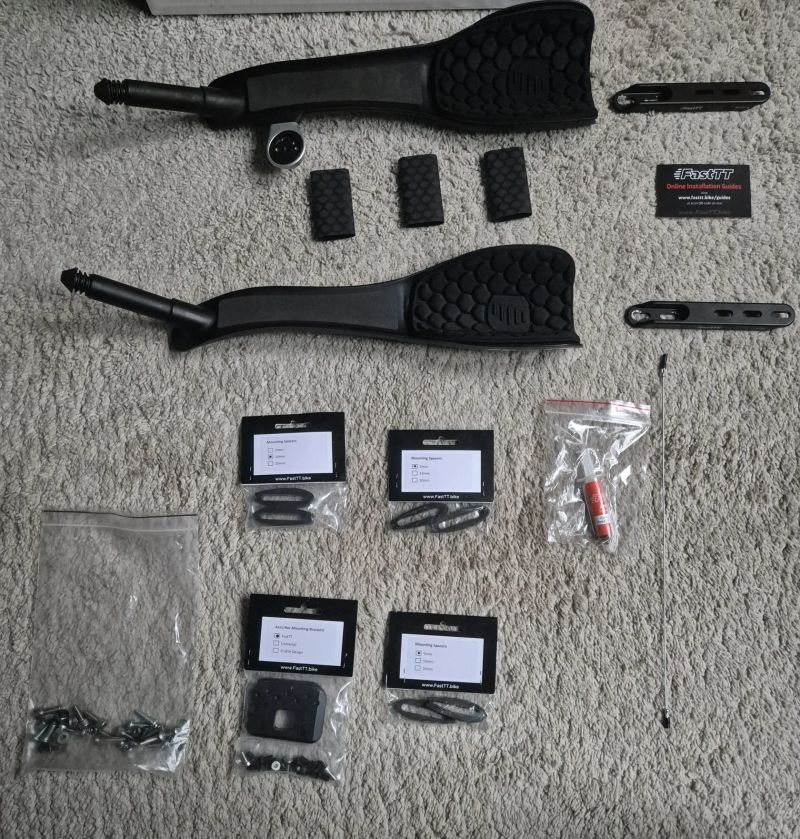 Triatlonové nástavce, hrazda, kokpit, triatlon 