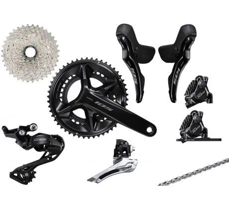 prodám sadu Shimano 105 mech. 2x12 