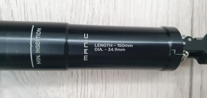 Teleskopická sedlovka Fusion Manic 150mm 34.9mm