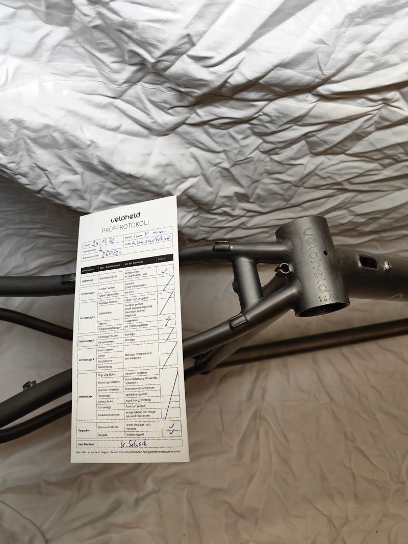 Veloheld Icon X Titan gravel rámová sada, vel L