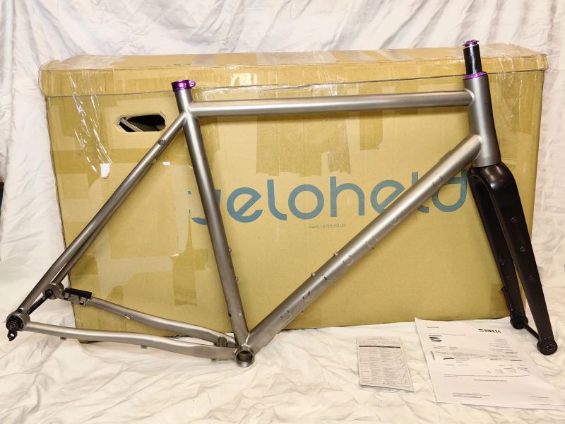 Veloheld Icon X Titan gravel rámová sada, vel L