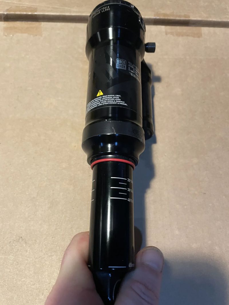RockShox Super Deluxe Ultimate 205x65 trunnion 
