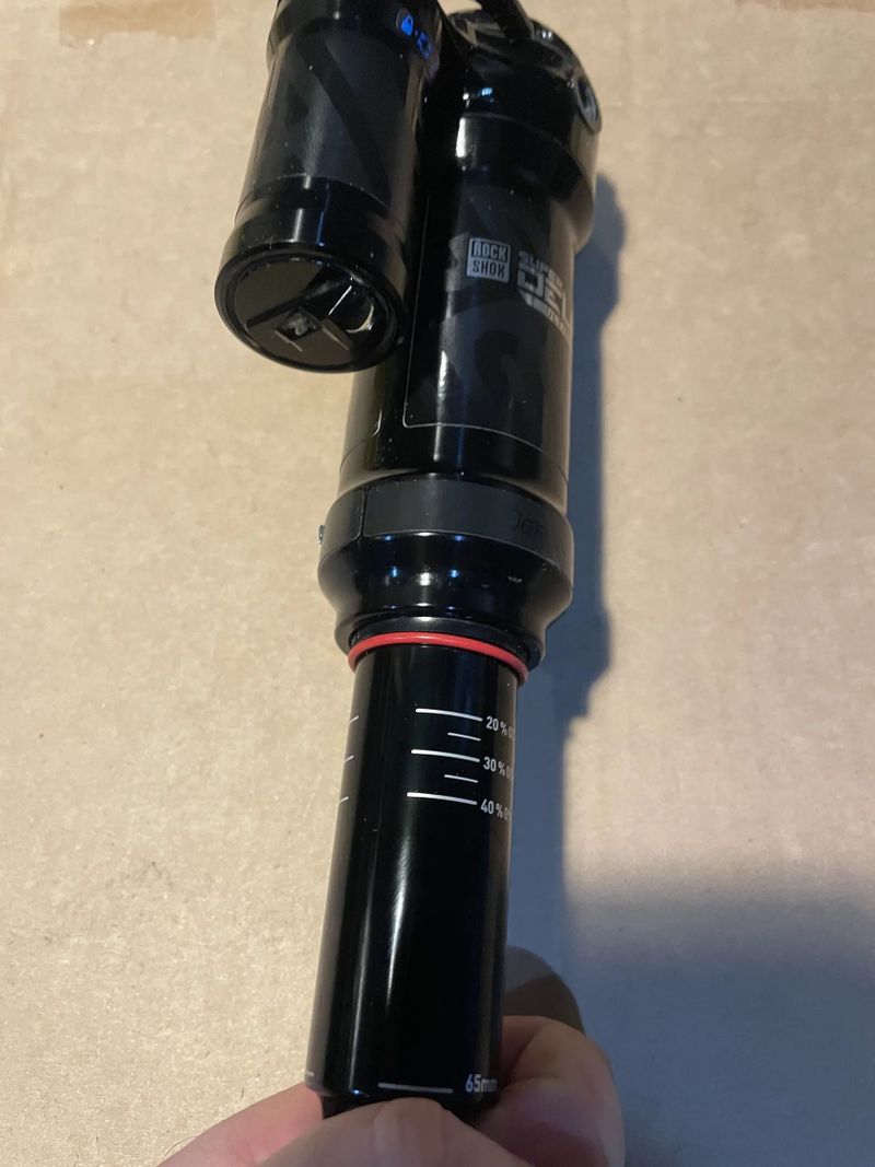 RockShox Super Deluxe Ultimate 205x65 trunnion 