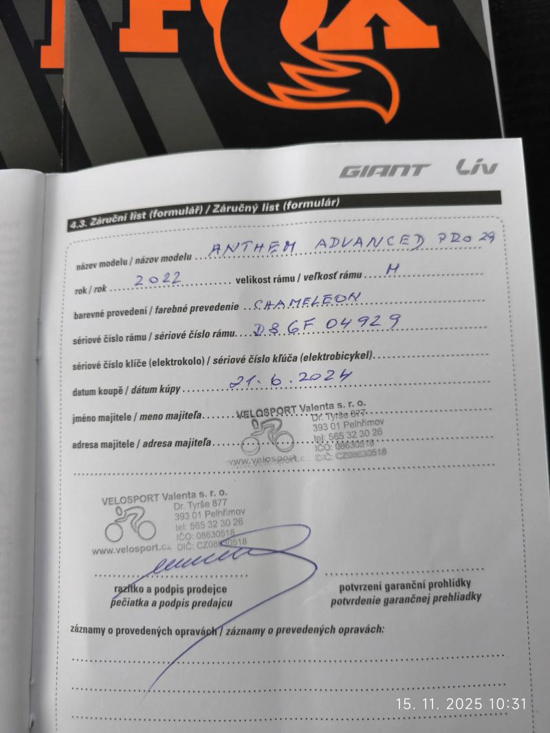 Giant Anthem Advanced Pro