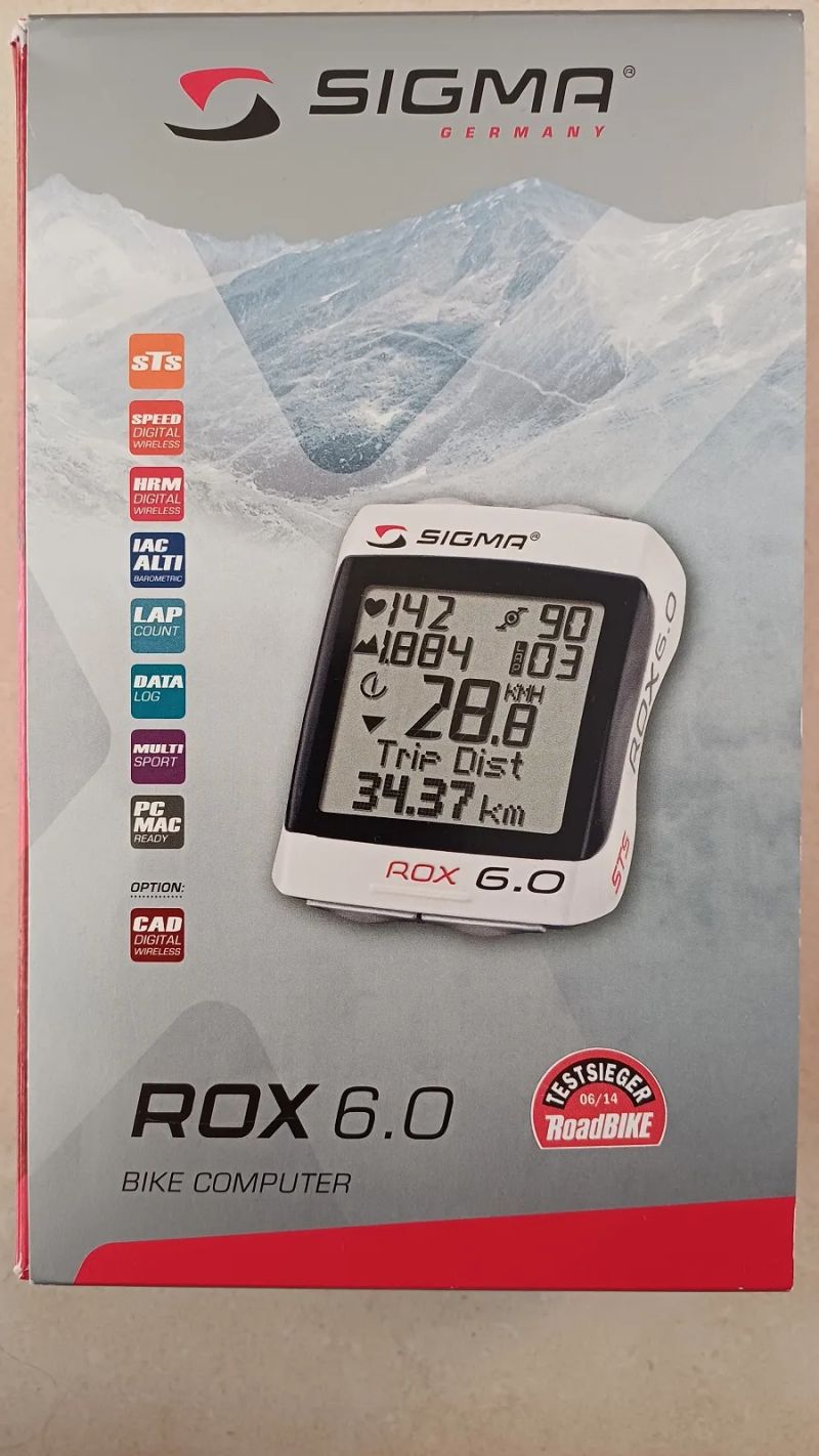 Nabízím bezdrátový cyklocomputer SIGMA ROX 6.0