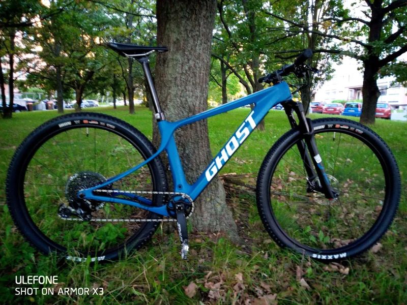 Nový karbonový GHOST LECTOR SF LC - Sky / Star White - CENA DOHODOU