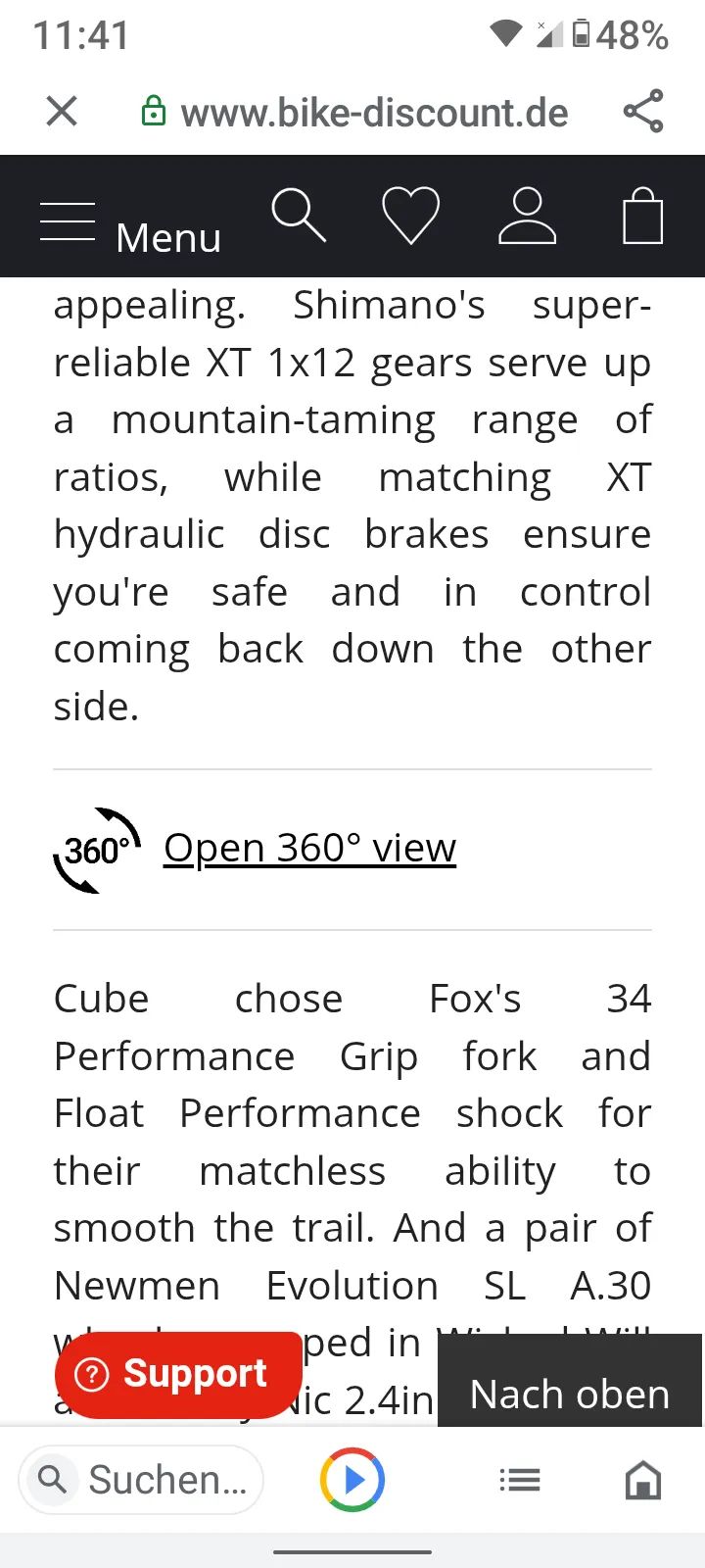 Cube AMS Hybrid ONE 44 SLX 400X