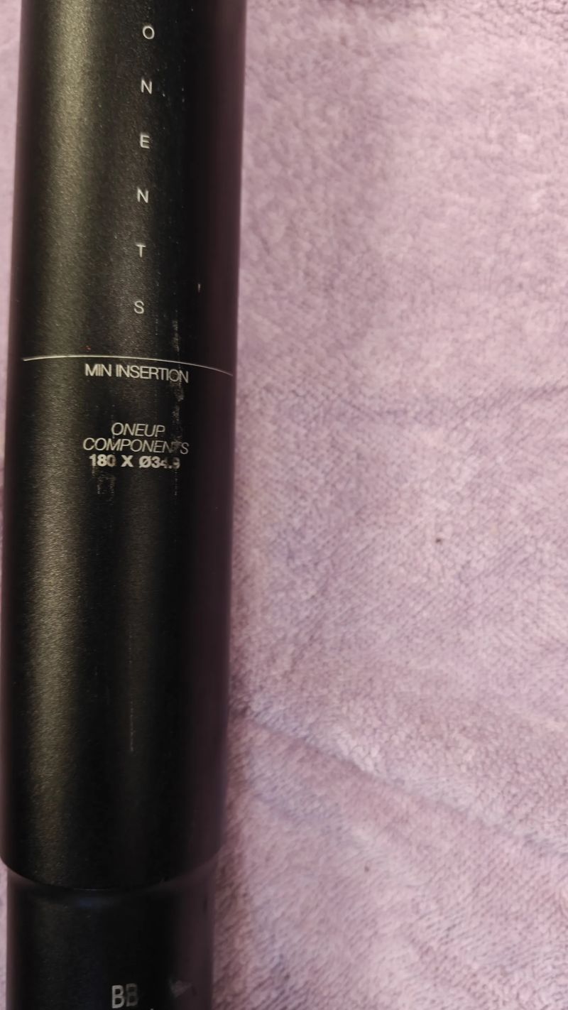 OneUp + další 34,9/180 + 31,6/210 + 34,9/170 + 31,6/150