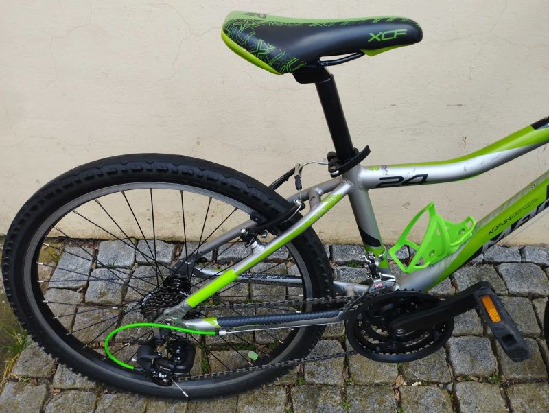 dětské kolo Rock Machine Surge 24, pro děti s výškou 115-155cm+dárek