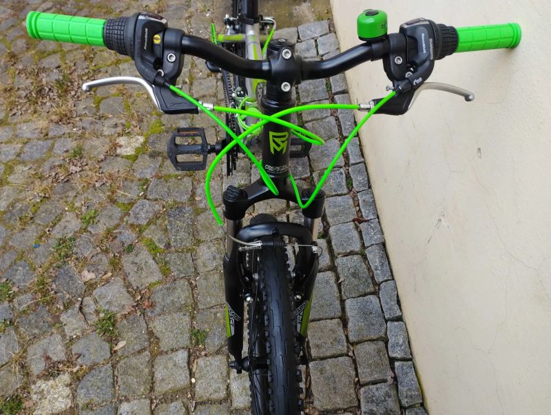 dětské kolo Rock Machine Surge 24, pro děti s výškou 115-155cm+dárek