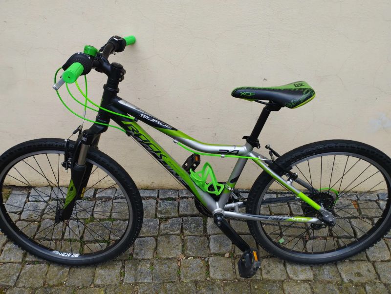 dětské kolo Rock Machine Surge 24, pro děti s výškou 115-155cm+dárek