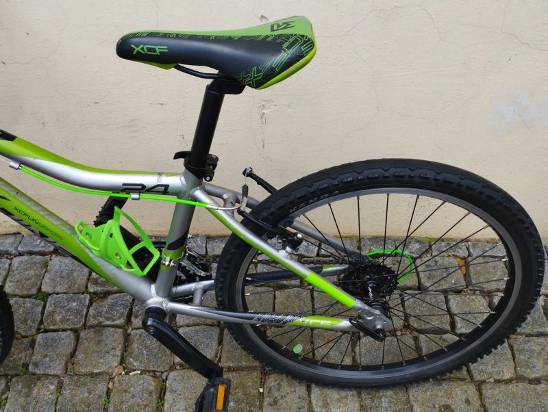 dětské kolo Rock Machine Surge 24, pro děti s výškou 115-155cm+dárek