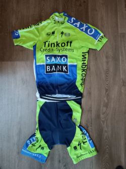 Cyklistický dres/cyklodres Tinkoff, vel. XL/146